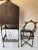 Oscar Bach 1920s Oscar Bach Gothic Revival Style Telephone Stand and Chair in Steel and Bronze - Set of 2 For Sale - Image 4 of 11