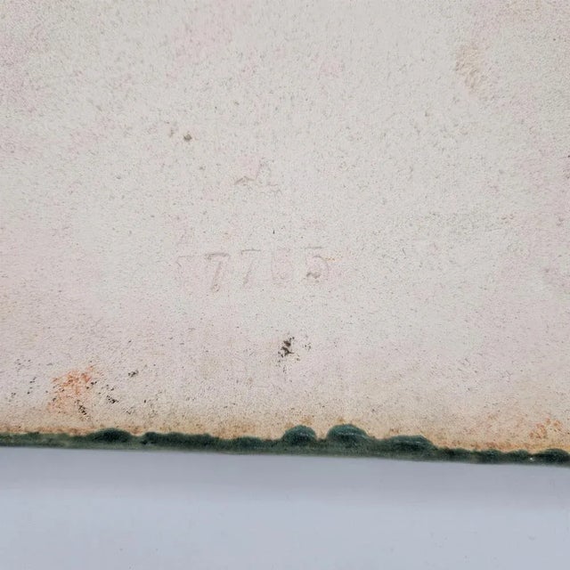 Mid-Century Modern Vintage Ceramic Wall Tile, 1974 For Sale - Image 3 of 6