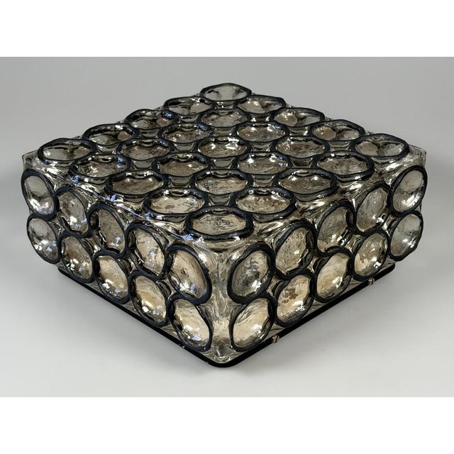 Vintage German Ceiling Lamp from Glashütte Limburg, 1960s For Sale - Image 9 of 18