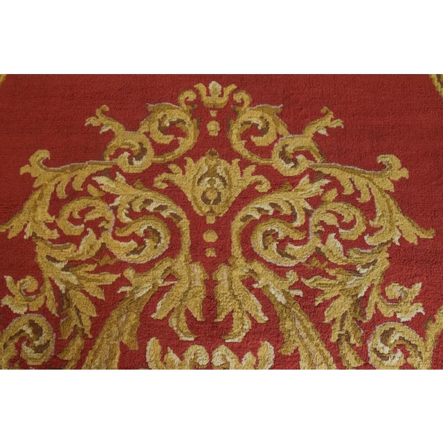 Large Vintage Handwoven Spanish Rug, 1950s For Sale - Image 4 of 14