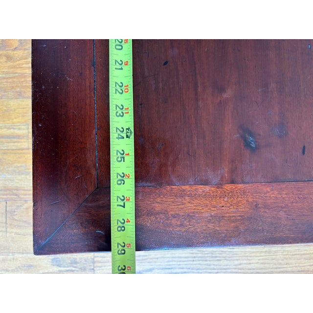 Brown Vintage Chinese Ming Style Rosewood Low Accent Table For Sale - Image 8 of 10