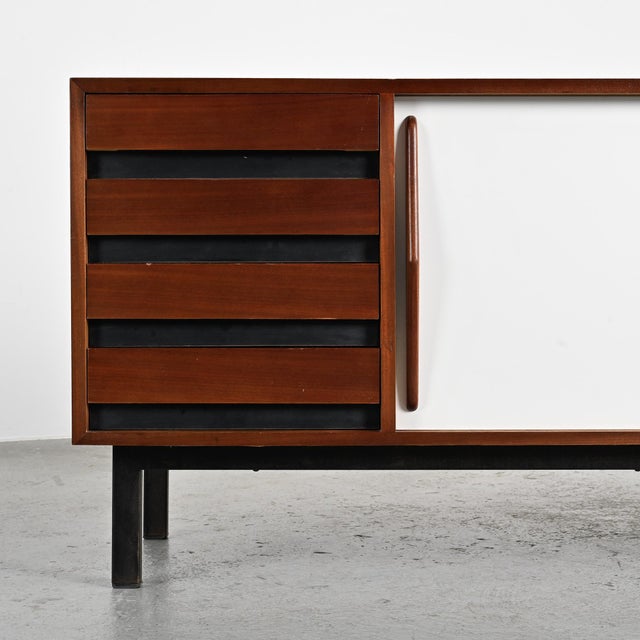 Mahogany Cansado Sideboard by Charlotte Perriand for Steph Simon, 1960s For Sale - Image 13 of 18