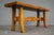 Biedermeier Style Bench in Beech Wood, Early 20th Century For Sale - Image 10 of 14