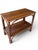 1970s Vintage Bamboo Two-Tier Side Table | Hollywood Regency Coastal Rattan Accent Table For Sale - Image 5 of 10