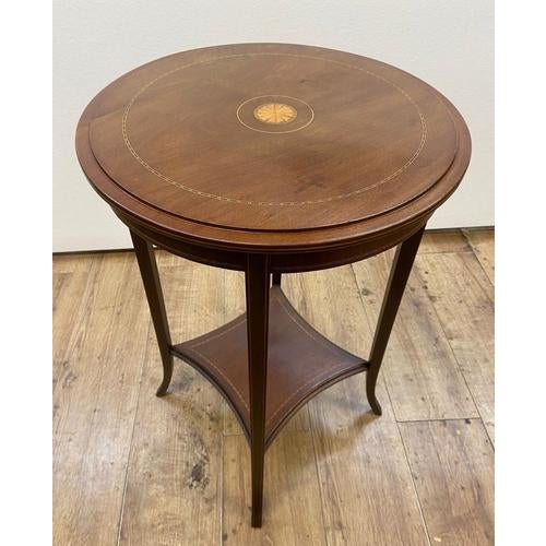 Sheraton Revival Side Table in Mahogany, 1920s For Sale - Image 11 of 11