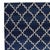 Modern Modern Indian Dhurrie Blue, White Handmade Cotton Rug by Doris Leslie Blau For Sale - Image 3 of 6