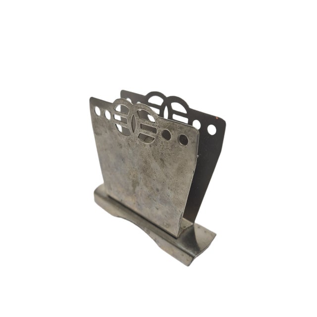 Silver Art Deco Napkin Holder, Germany, 1950s For Sale - Image 8 of 8