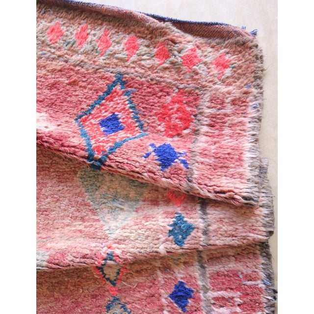 2000's Boujad Moroccan Geometric Rug - 8.2 X 5 Ft For Sale In Cleveland - Image 6 of 8