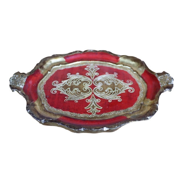 Italian Florentine Tray For Sale