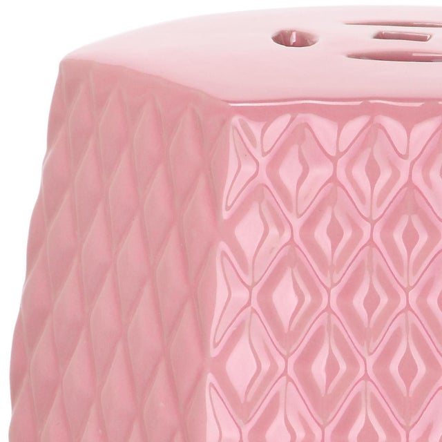 Morgan Kids Garden Stool in Pink | Chairish