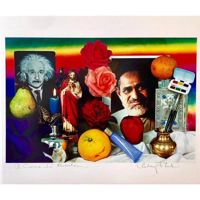 Red Audrey Flack, Pop Art Vintage Color Photograph "Course in Miracles" Print Audrey Flack Photo, 1984 For Sale - Image 8 of 12