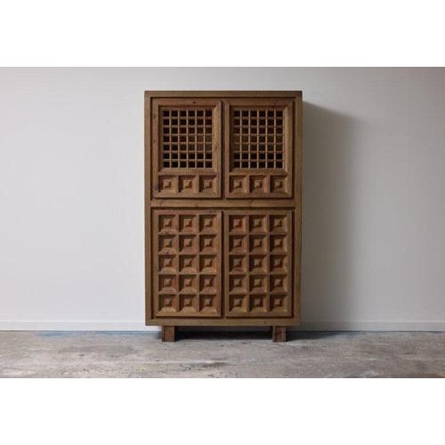 Brutalist Cabinet by Biosca, Spain, 1960s For Sale - Image 12 of 12