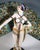 Art Deco Dancer in Peacock Costume by Paul Philippe for Goldscheider, Vienna, 1925 For Sale - Image 6 of 13