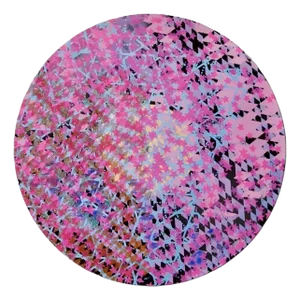 William WeegeMixed Media Pop Art Abstract Painting on Vinyl Record LP Wall Sculpture Weege, 1976