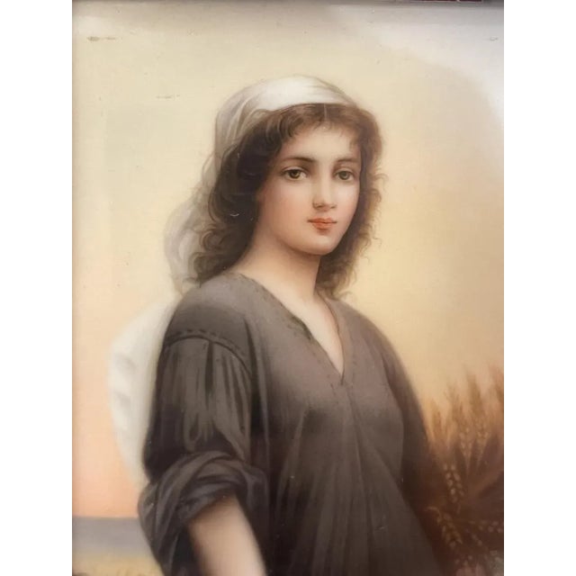 German Porcelain Plague from Wagner & Nymphenburg For Sale - Image 3 of 13