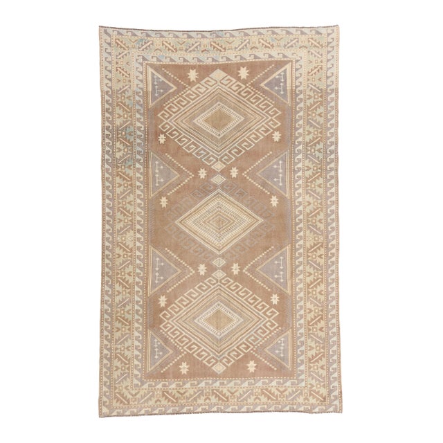 Vintage Turkish Kars Rug, 05'00 X 07'11 For Sale