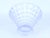 Glass Vintage Geometric Diamond Relief Patterns Crystal Bowl For Sale - Image 7 of 8
