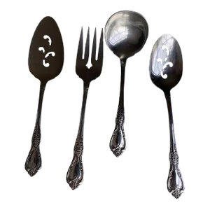 Vintage Oneida Kennett Square Stainless Serving Utensils- Set of 4