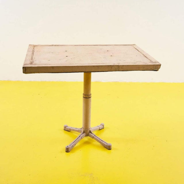 Brown Vintage Table in Wood For Sale - Image 8 of 8