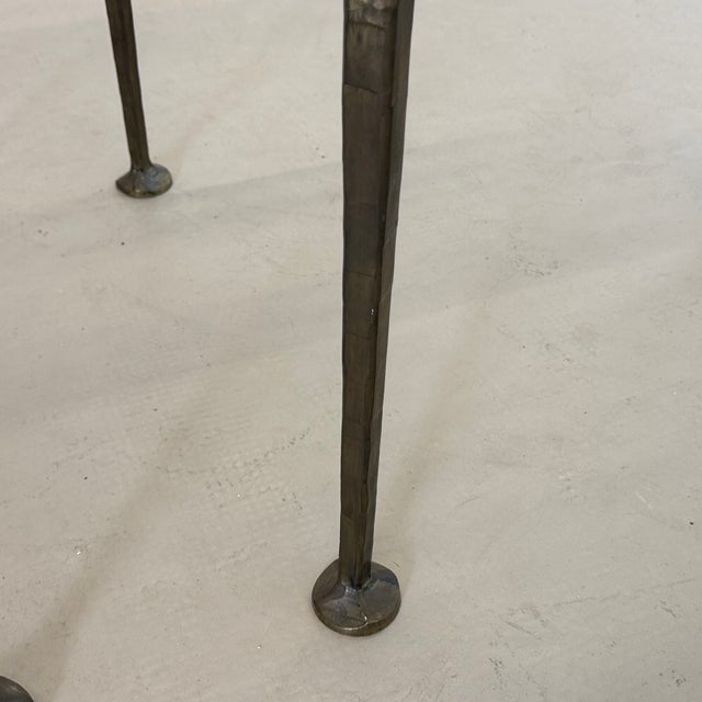 Wrought Bronze and Glass Coffee Tables by Lothar Klute, 1980, Set of 2 For Sale - Image 10 of 17