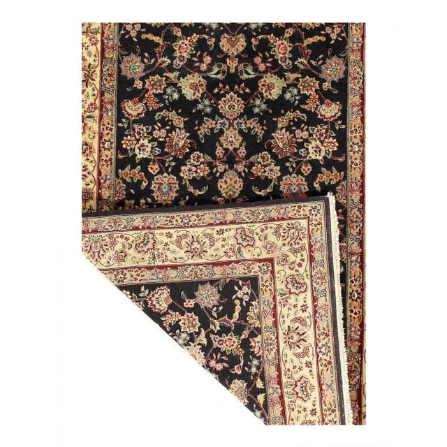 Traditional Pasargad DC Navy Sino Persian Tabriz Design For Sale - Image 3 of 3