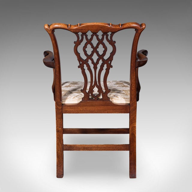 Antique Gentleman's Elbow Chair, English, Morning Room Seat, Georgian, c.1800 For Sale - Image 4 of 12