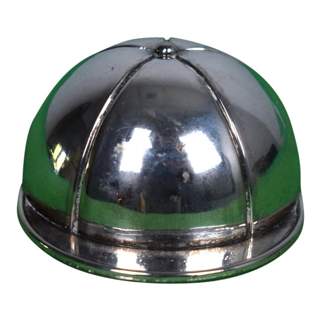 Silver Plate Jockey Cap Bottle Opener For Sale