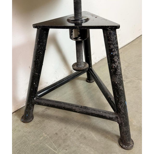 Industrial Workshop Swivel Stool, 1960s For Sale - Image 10 of 17