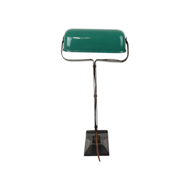 Black Art Deco Desk Lamp from Erpe, 1920s For Sale - Image 8 of 11
