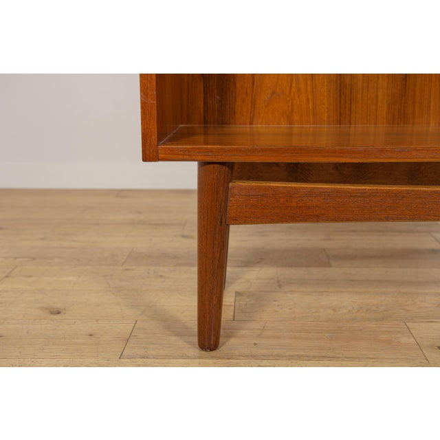 Mid-Century Modern Teak Bookcase by J. Sorth for Bornholm Møbelfabrik, Denmark, 1960s For Sale - Image 10 of 11
