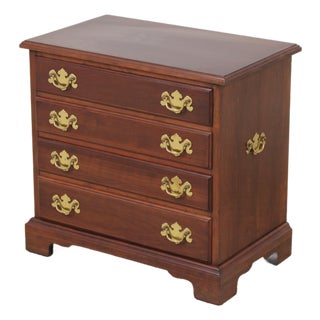 Henkel Harris Cherry 4 Drawer Chairside Chest For Sale