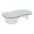 Biomorphic Lucite and Glass Coffee Table For Sale