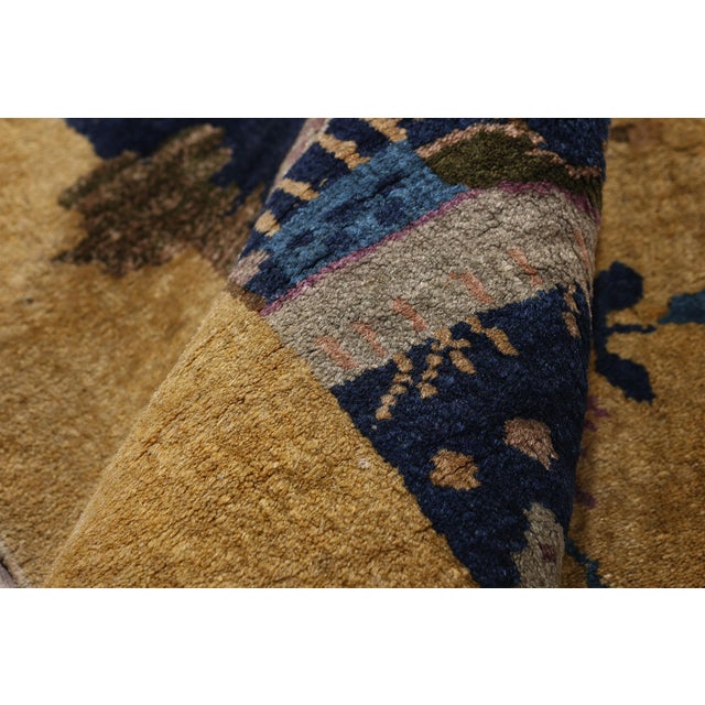 Antique Chinese Art Deco Rug, 02'02 X 02'11 For Sale In Dallas - Image 6 of 10