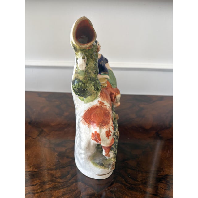 Antique Victorian Staffordshire Flatback Figure, 1860 For Sale - Image 6 of 11