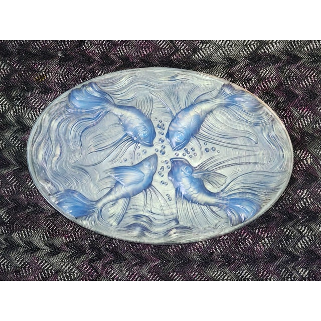 Art Deco Opalescent Glass Fish Trivet from Verlys, 1930s For Sale - Image 14 of 14