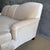 Custom Made Modern English Arm Sofa in Performance Linen Velvet - 110" For Sale - Image 10 of 11