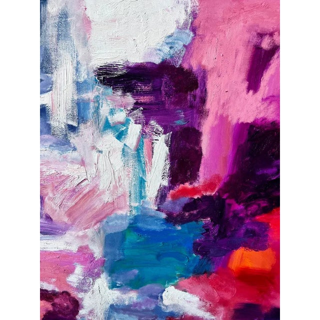 "We Need to Stop" Abstract Expressionist Contemporary Oil Painting by Monica Shulman For Sale - Image 11 of 12