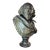 Late 19th Century Original Period French Patinated Bronze Bust of Shakespeare Signed A. Carrier For Sale