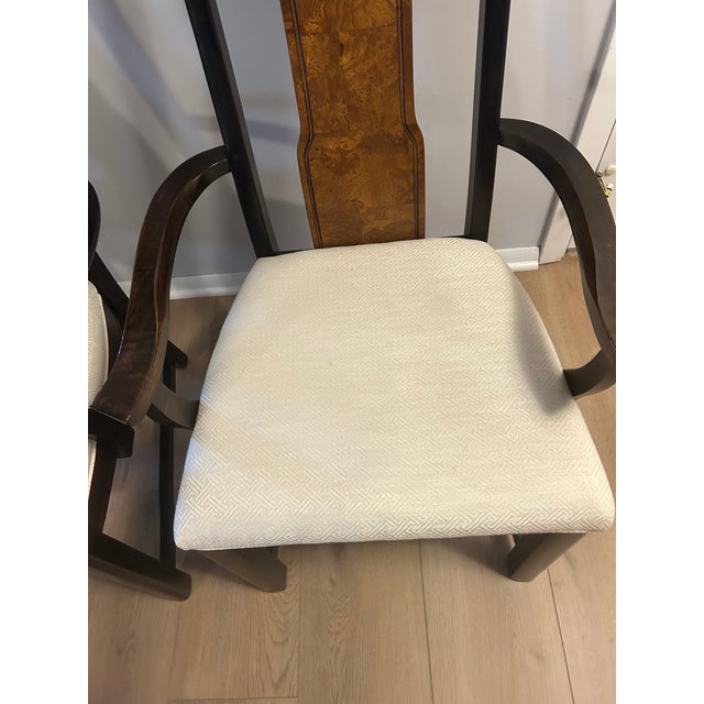 1970s 1970s Broyhill Chinoiserie Ming Vintage Dining Chairs – Matching Set of 6 For Sale - Image 5 of 16