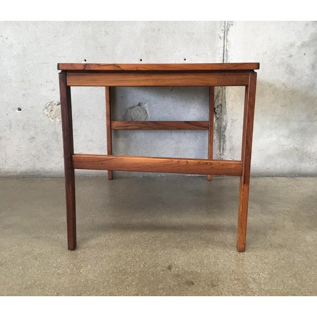 1960s Vintage Rosewood Side Table For Sale - Image 9 of 9