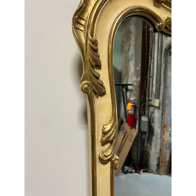 John Widdicomb John Widdicomb French Provincial Rocco Shell Mirror For Sale - Image 4 of 10