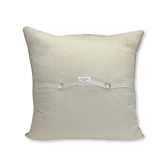 English Jan Constantine Diamond Jubilee Pillow For Sale - Image 3 of 3