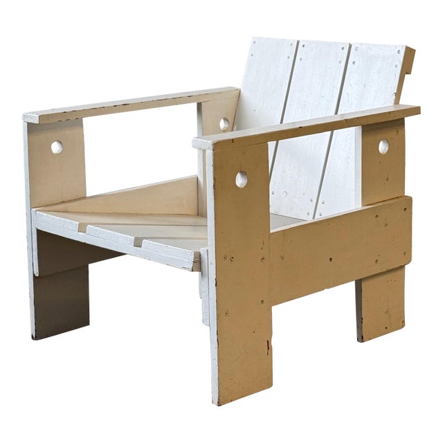 Mid 20th Century Early Crate Chair by Gerrit Rietveld For Sale