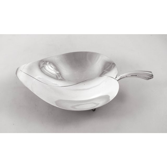 Mid-Century Modern 1950s Tiffany & Co. Sterling Silver Leaf Dishes - A Pair For Sale - Image 3 of 9