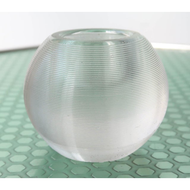 Vintage Antique English Glass Match Striker, 1920, in Good conditions. Designed 1920 to 1949