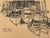 Wood Mid-Century Style Bruce Boyd "Halibut Boats, Juneau, Alaska" Framed Graphic Maritime Print. For Sale - Image 7 of 8