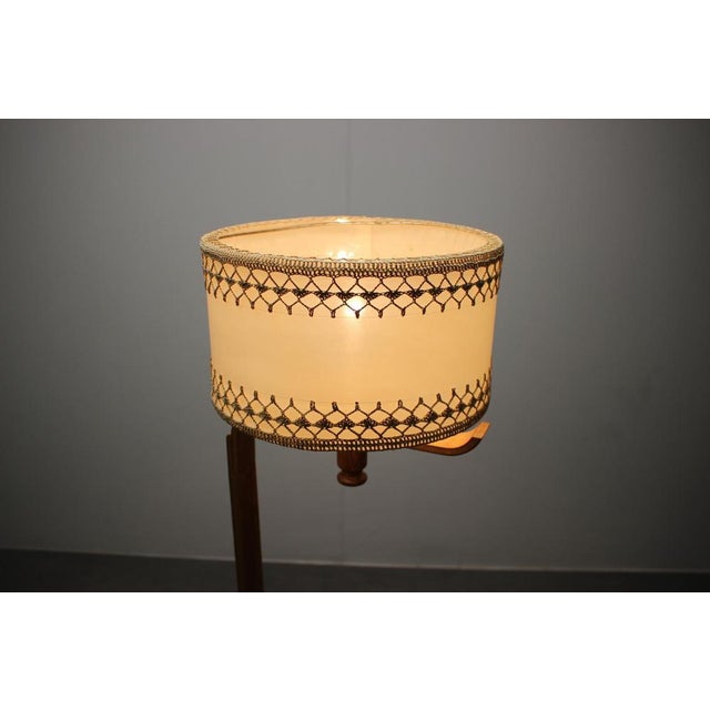Mid-Century Scandinavian Wooden Floor Lamp, 1970s For Sale - Image 12 of 14