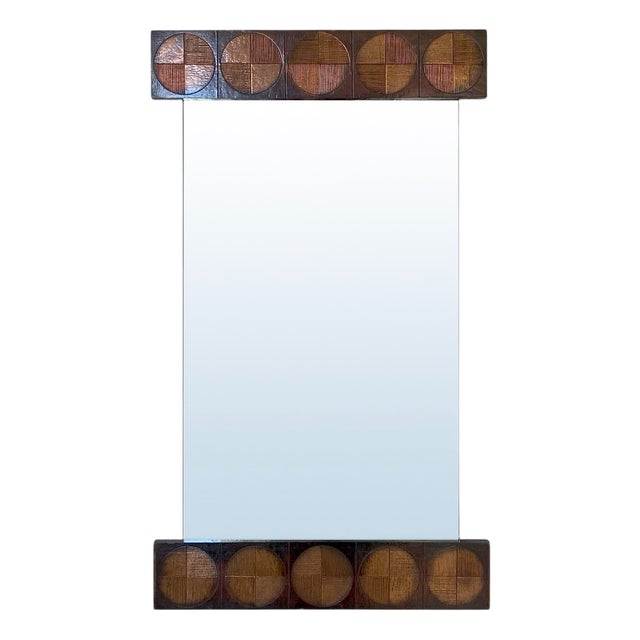 Wall Mirror by Sant'ambrogio & De Berti, Italy, 1960s For Sale