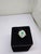 Natural Emerald 0.79cts & Diamond 0.93cts Ring in 18k Gold For Sale - Image 4 of 8