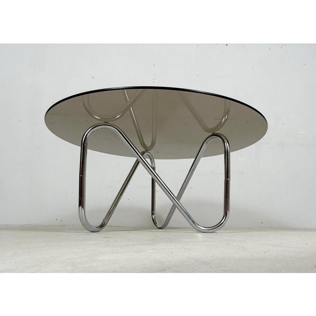 French Tubular Steel Coffee Table, 1970s For Sale - Image 16 of 18